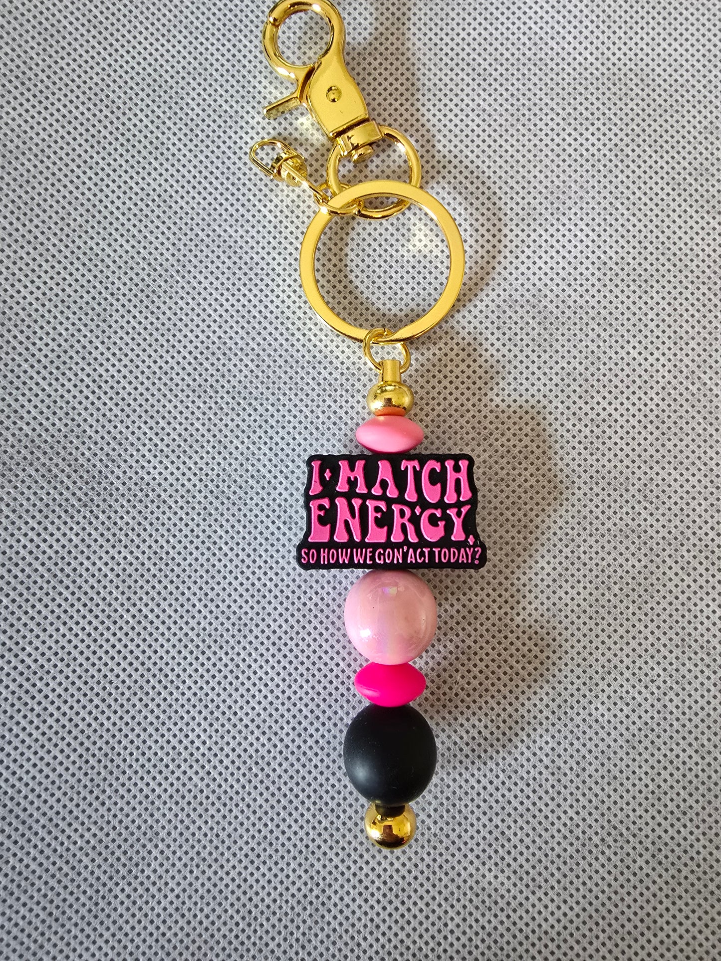 Beaded keychain