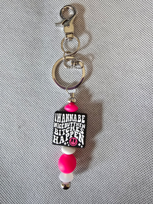 Beaded keychain