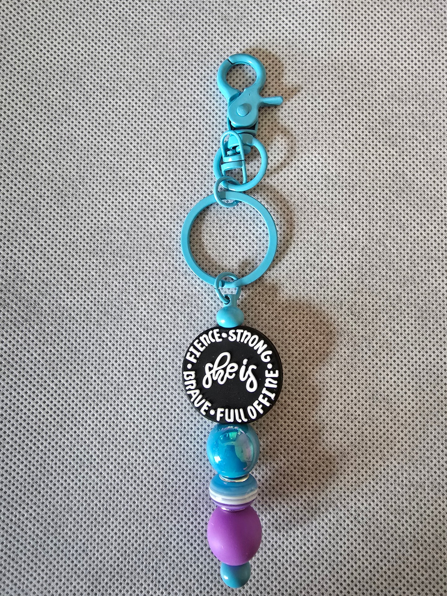 Beaded keychain