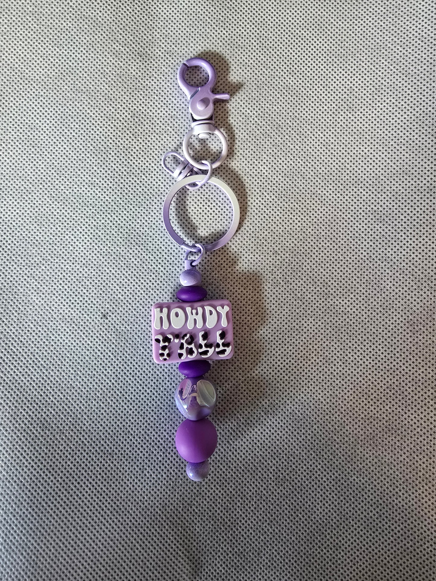 Beaded keychain