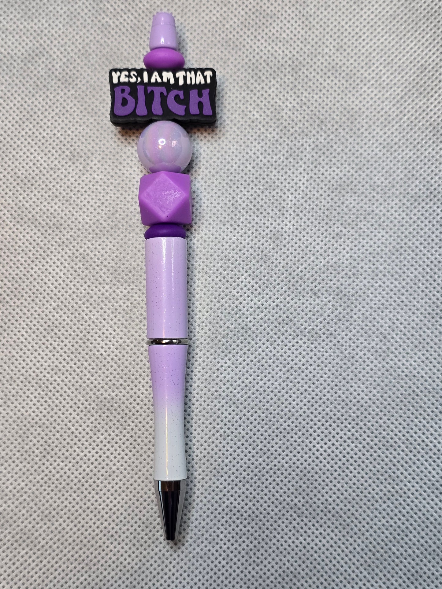 Beaded pen