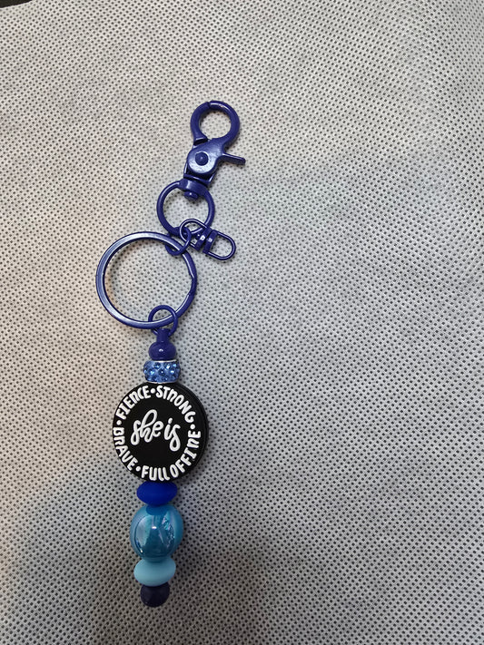 Beaded keychain