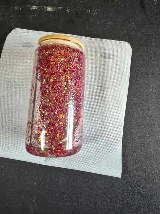 16oz Glitter cup